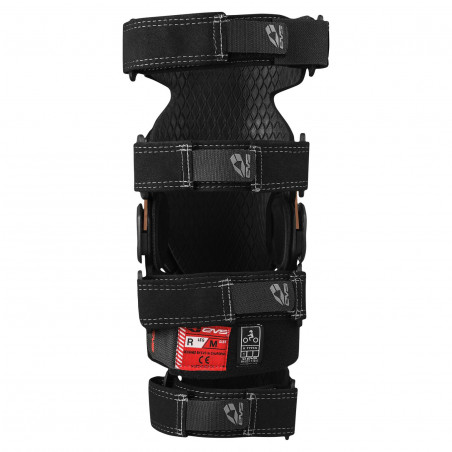 EVS KNEE BRACE AXIS-PRO BLACK-COPPER PAIRE